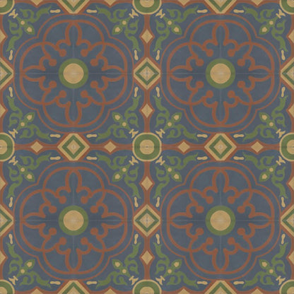 Moroccan Encaustic Cement Pattern 14e, 20 x 20cm - Tiles &amp; Stone To You