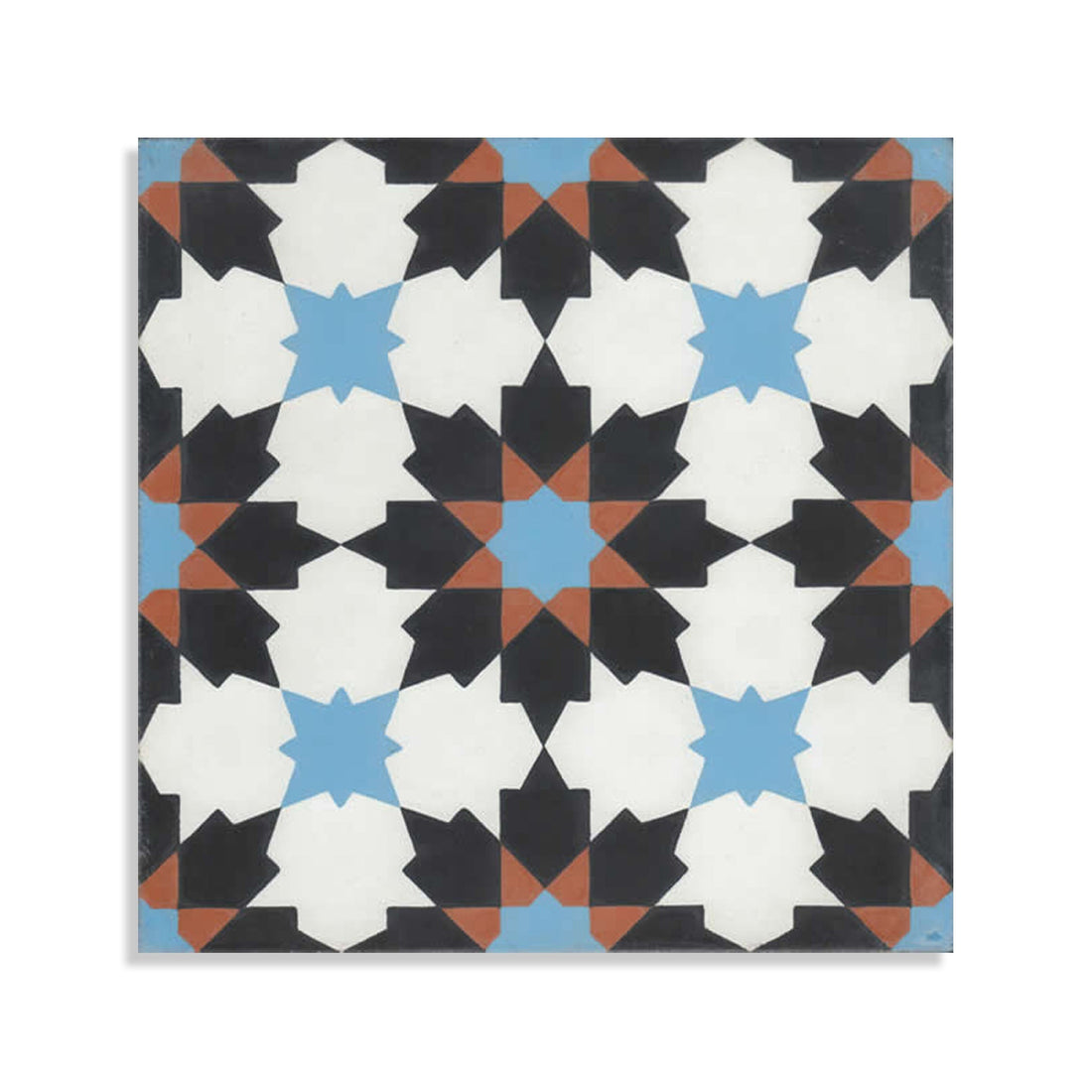 Moroccan Encaustic Cement Pattern 17a, 20 x 20cm - Tiles &amp; Stone To You