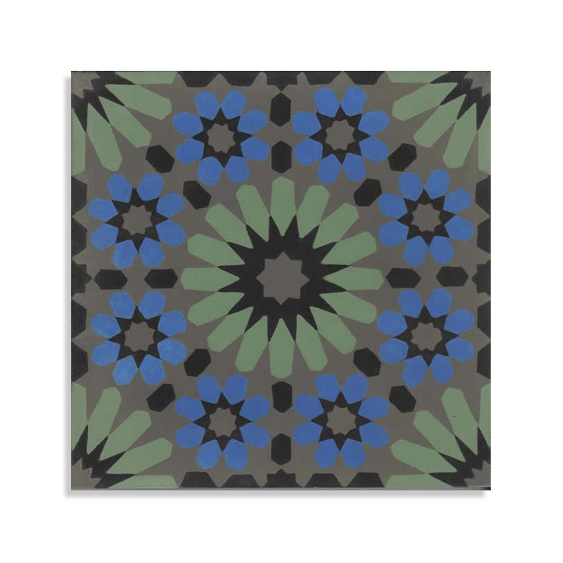 Moroccan Encaustic Cement Pattern 23a, 20 x 20cm - Tiles &amp; Stone To You