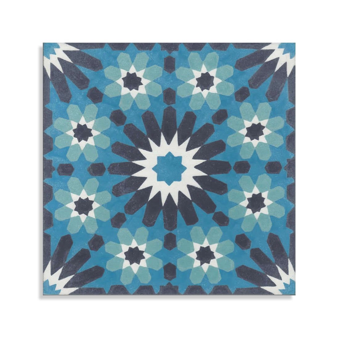 Moroccan Encaustic Cement Pattern 23b, 20 x 20cm - Tiles &amp; Stone To You