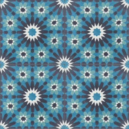 Moroccan Encaustic Cement Pattern 23b, 20 x 20cm - Tiles &amp; Stone To You