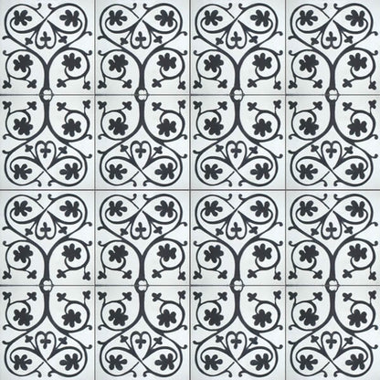 Moroccan Encaustic Cement Pattern 25c, 20 x 20cm - Tiles &amp; Stone To You