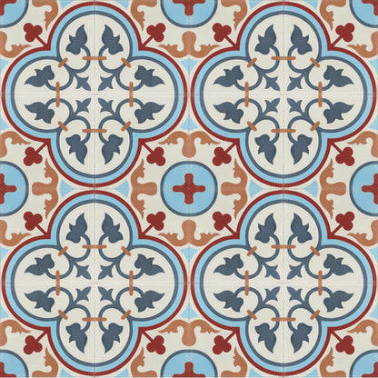 Moroccan Encaustic Cement Pattern 26e, 20 x 20cm - Tiles &amp; Stone To You