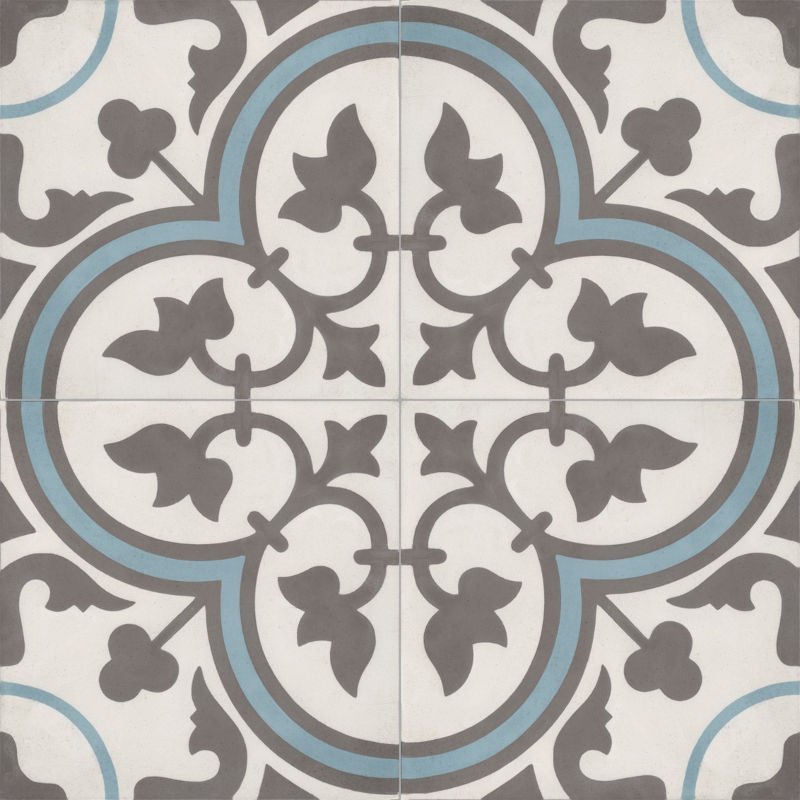 Moroccan Encaustic Cement Pattern 26k, 20 x 20cm - Tiles &amp; Stone To You