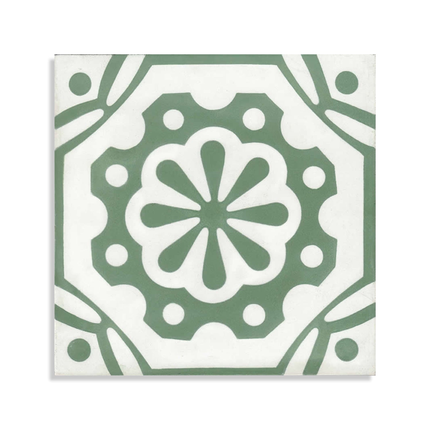 Moroccan Encaustic Cement Pattern 27a, 20 x 20cm - Tiles &amp; Stone To You