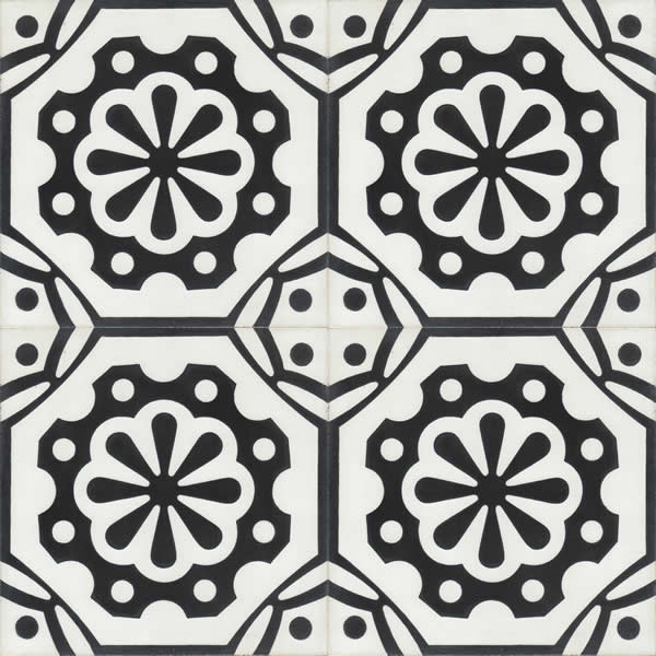 Moroccan Encaustic Cement Pattern 27c, 20 x 20cm - Tiles &amp; Stone To You