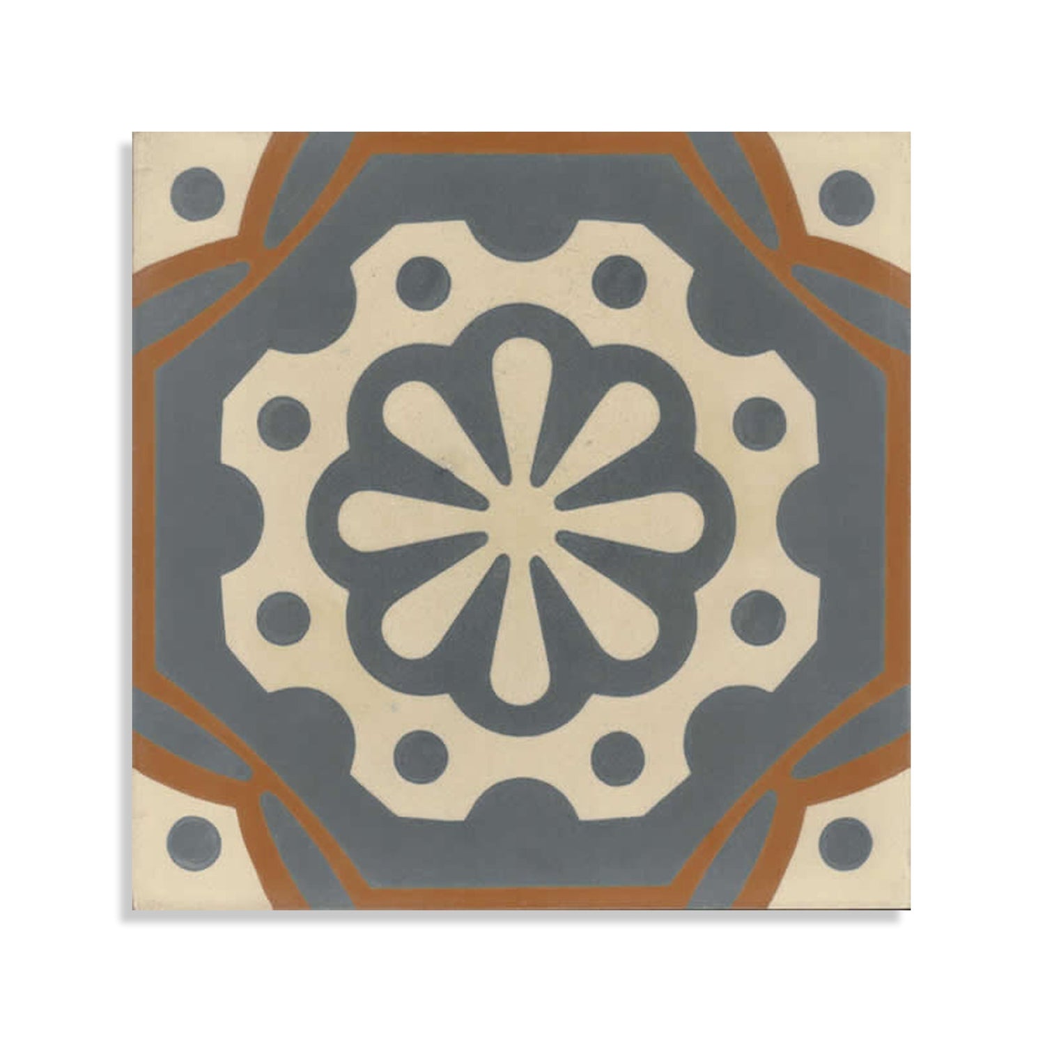 Moroccan Encaustic Cement Pattern 27d, 20 x 20cm - Tiles &amp; Stone To You