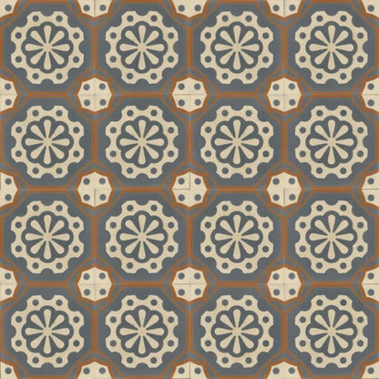 Moroccan Encaustic Cement Pattern 27d, 20 x 20cm - Tiles &amp; Stone To You