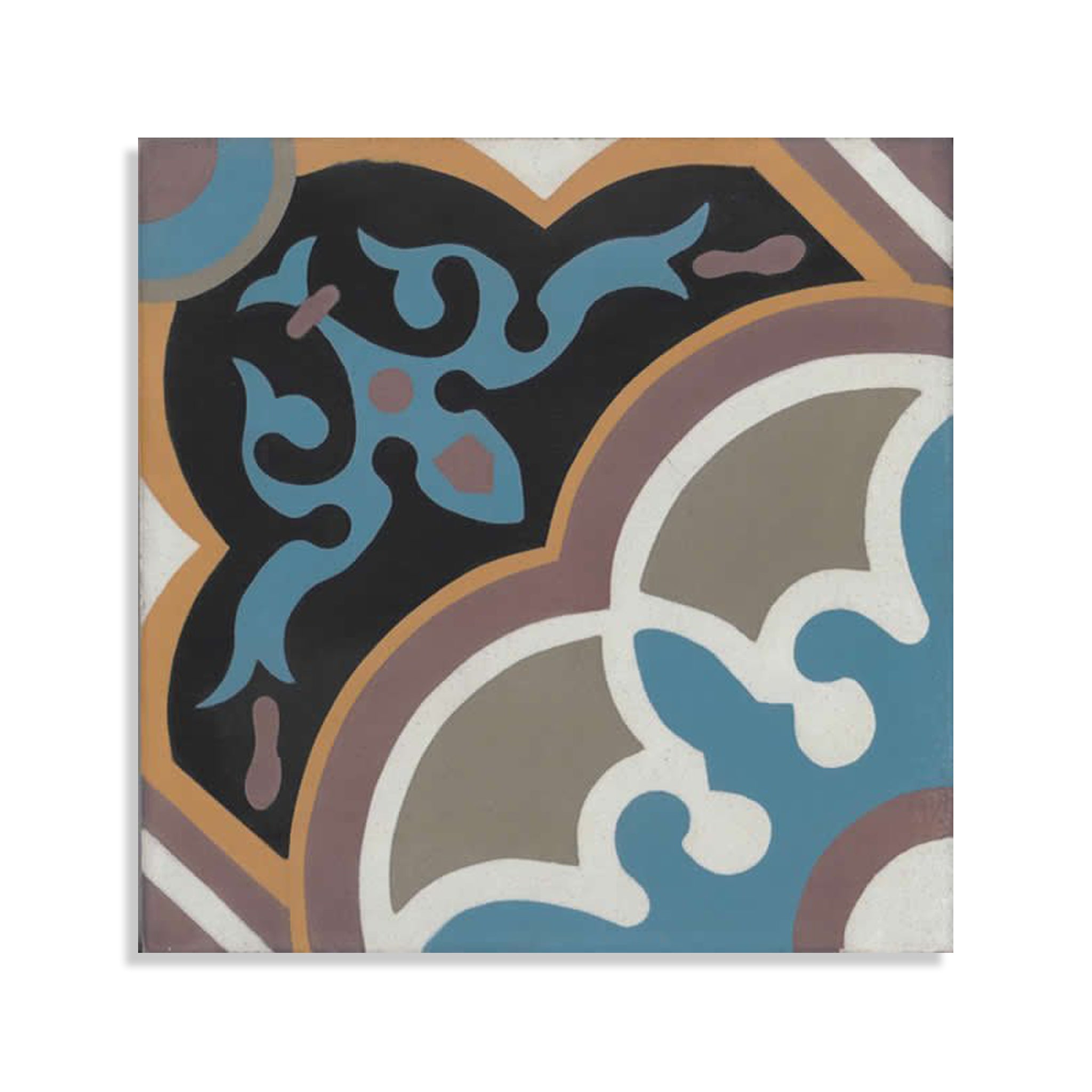 Moroccan Encaustic Cement Pattern 29a, 20 x 20cm - Tiles &amp; Stone To You