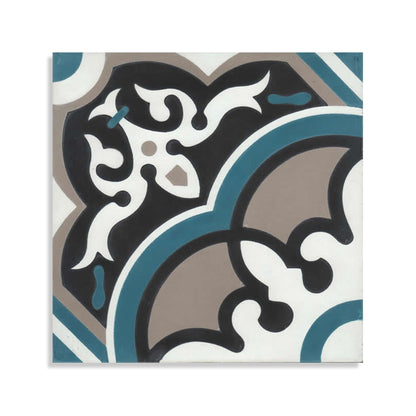 Moroccan Encaustic Cement Pattern 29b, 20 x 20cm - Tiles &amp; Stone To You