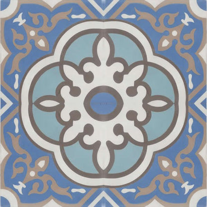 Moroccan Encaustic Cement Pattern 29d, 20 x 20cm - Tiles &amp; Stone To You