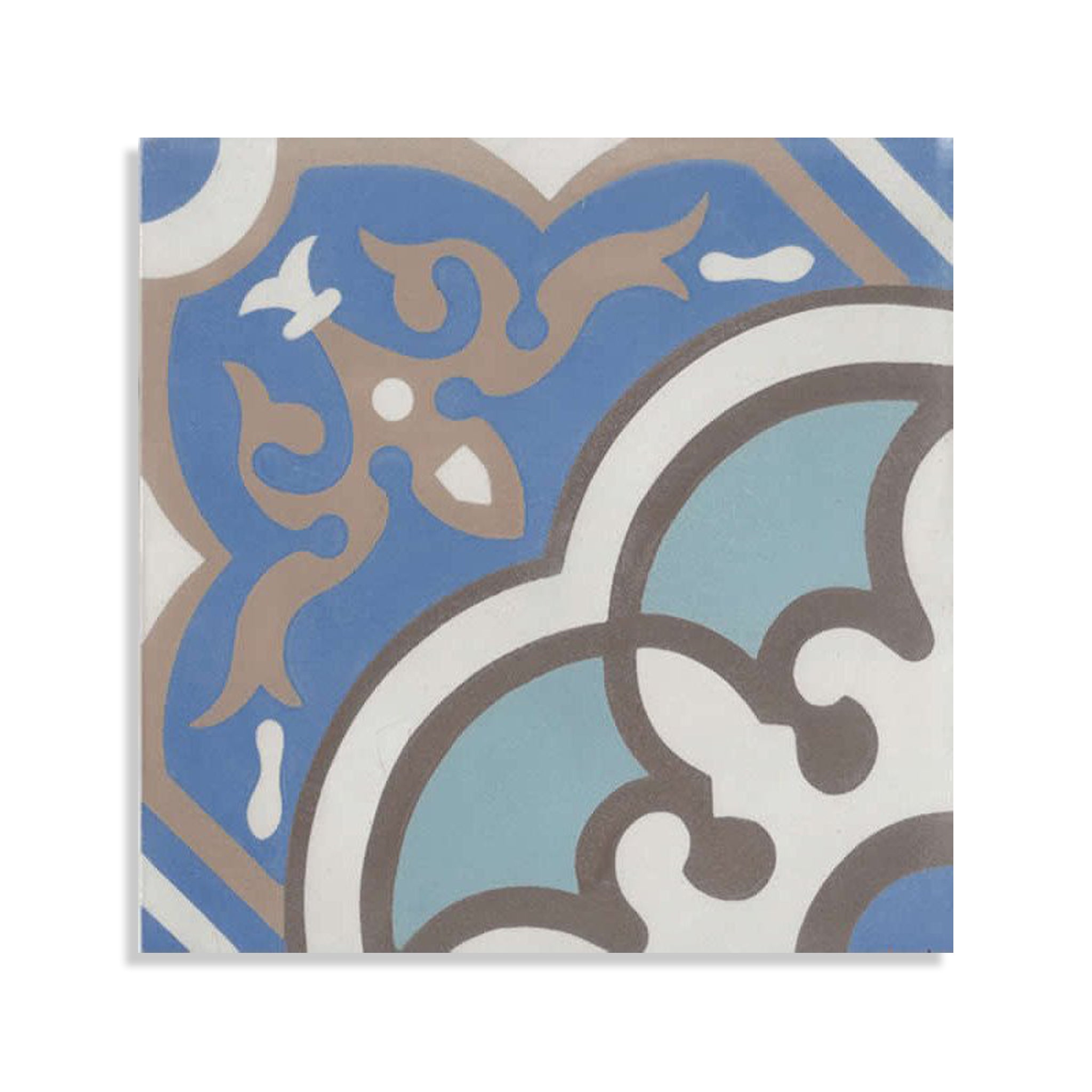 Moroccan Encaustic Cement Pattern 29d, 20 x 20cm - Tiles &amp; Stone To You