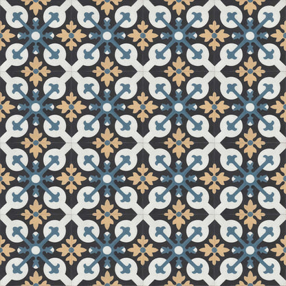 Moroccan Encaustic Cement Pattern 36a, 20 x 20cm - Tiles &amp; Stone To You