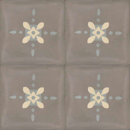 Moroccan Encaustic Cement Pattern gr01, 20 x 20cm - Tiles &amp; Stone To You