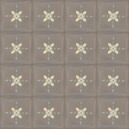 Moroccan Encaustic Cement Pattern gr01, 20 x 20cm - Tiles &amp; Stone To You