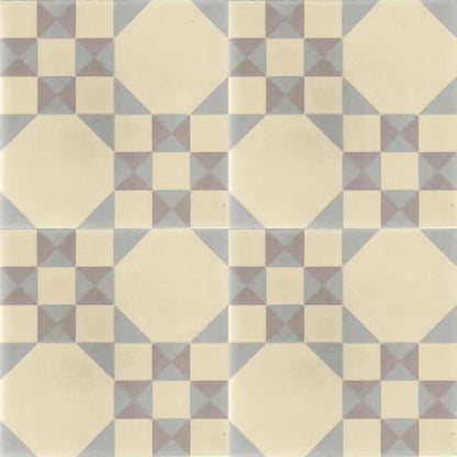 Moroccan Encaustic Cement Pattern gr04, 20 x 20cm - Tiles &amp; Stone To You