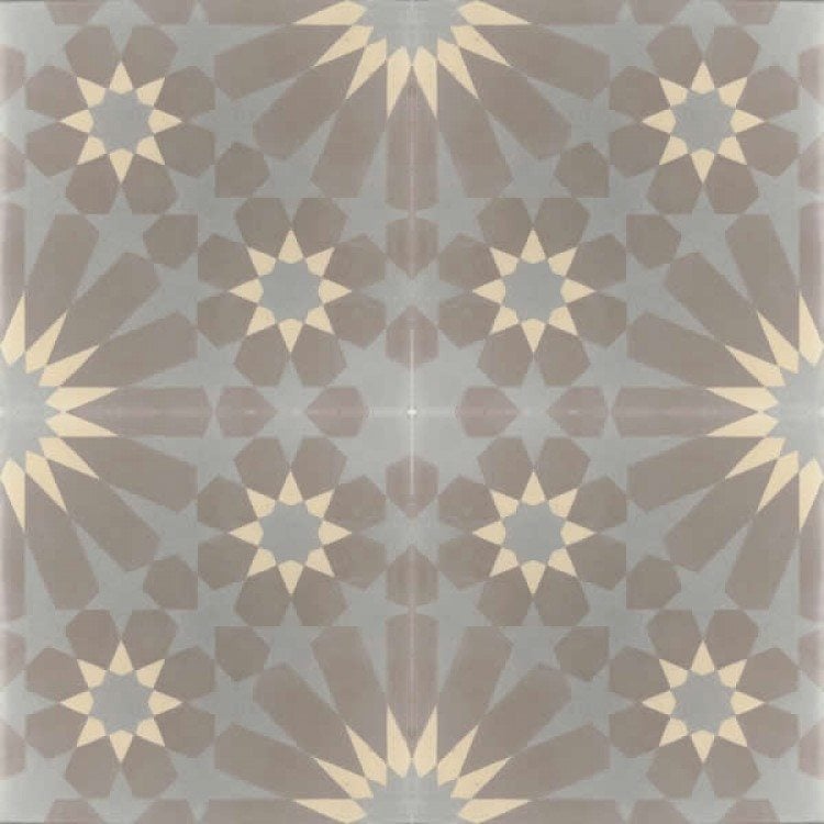 Moroccan Encaustic Cement Pattern gr11, 20 x 20cm - Tiles &amp; Stone To You