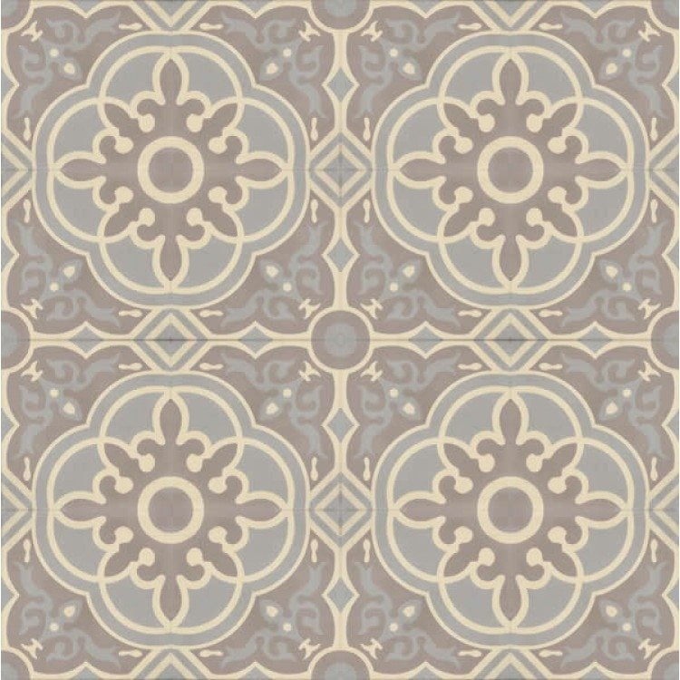 Moroccan Encaustic Cement Pattern gr14, 20 x 20cm - Tiles &amp; Stone To You