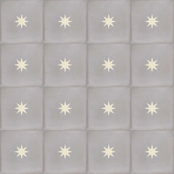 Moroccan Encaustic Cement Pattern gr18, 20 x 20cm - Tiles &amp; Stone To You