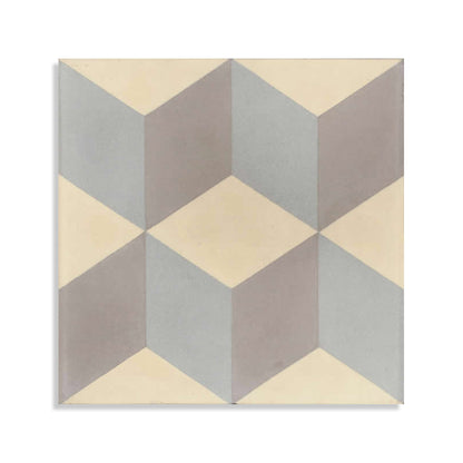 Moroccan Encaustic Cement Pattern gr19, 20 x 20cm - Tiles &amp; Stone To You