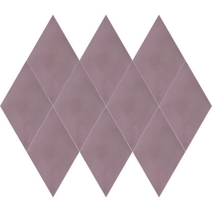 Moroccan Encaustic Cement Rhombus Dusty Pink, 16.2 x 28.2cm - Tiles &amp; Stone To You