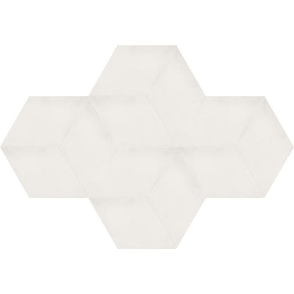 Moroccan Encaustic Cement Rhombus White, 16.2 x 28.2cm - Tiles &amp; Stone To You