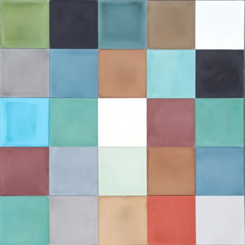 Moroccan Encaustic Cement Single Colour Random Mix, 20 x 20cm - Tiles &amp; Stone To You