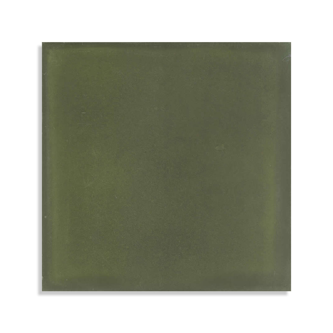 Moroccan Encaustic Cement Single Colour Tile Nature Green, 20 x 20cm - Tiles &amp; Stone To You