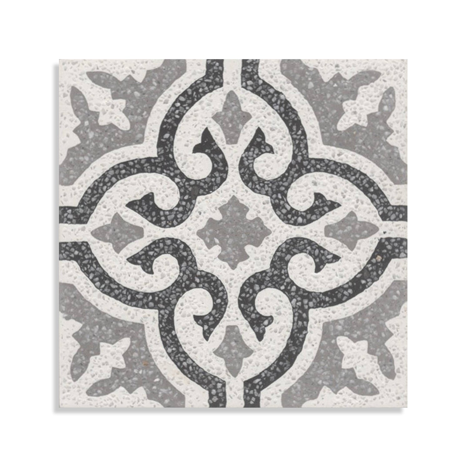 Moroccan Encaustic Cement Terrazzo Pattern 03m, 20 x 20cm - Tiles &amp; Stone To You