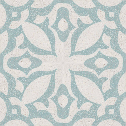 Moroccan Encaustic Cement Terrazzo Pattern 15, 20 x 20cm - Tiles &amp; Stone To You