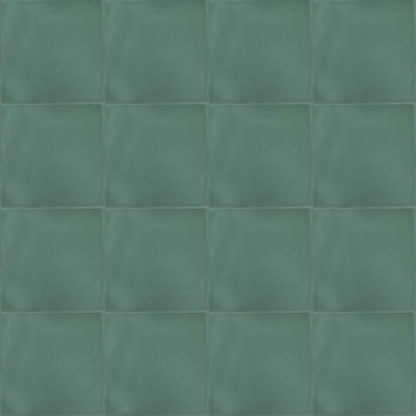 Moroccan Encaustic Cement Turquoise, 20 x 20cm - Tiles &amp; Stone To You