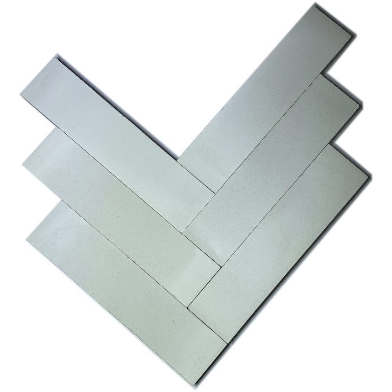 Moroccan Encaustic Cement White, 5cm x 20cm - Tiles &amp; Stone To You
